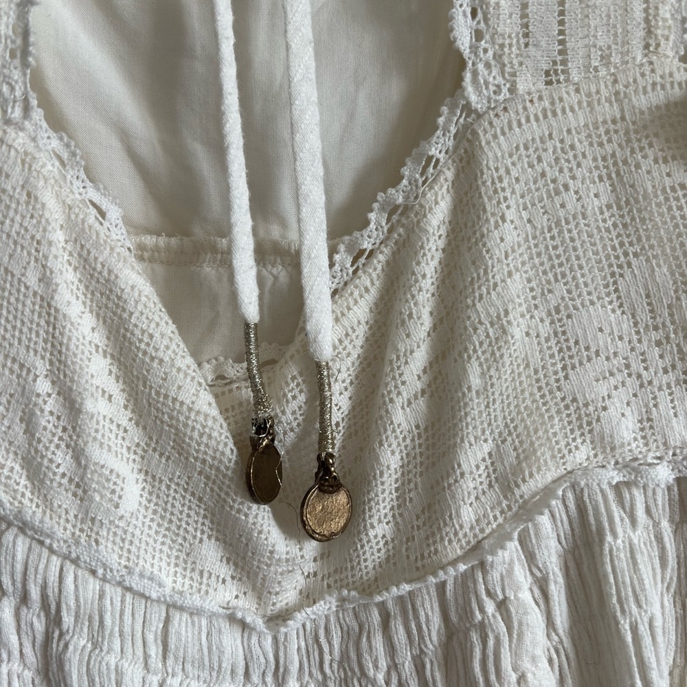 Free People Ivory Mini Dress - Picture 8 of 9
